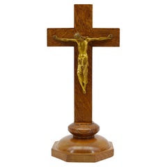 French Art Deco Crucifix, 1930