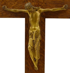 French Art Deco Crucifix, Poor Clares, 1920