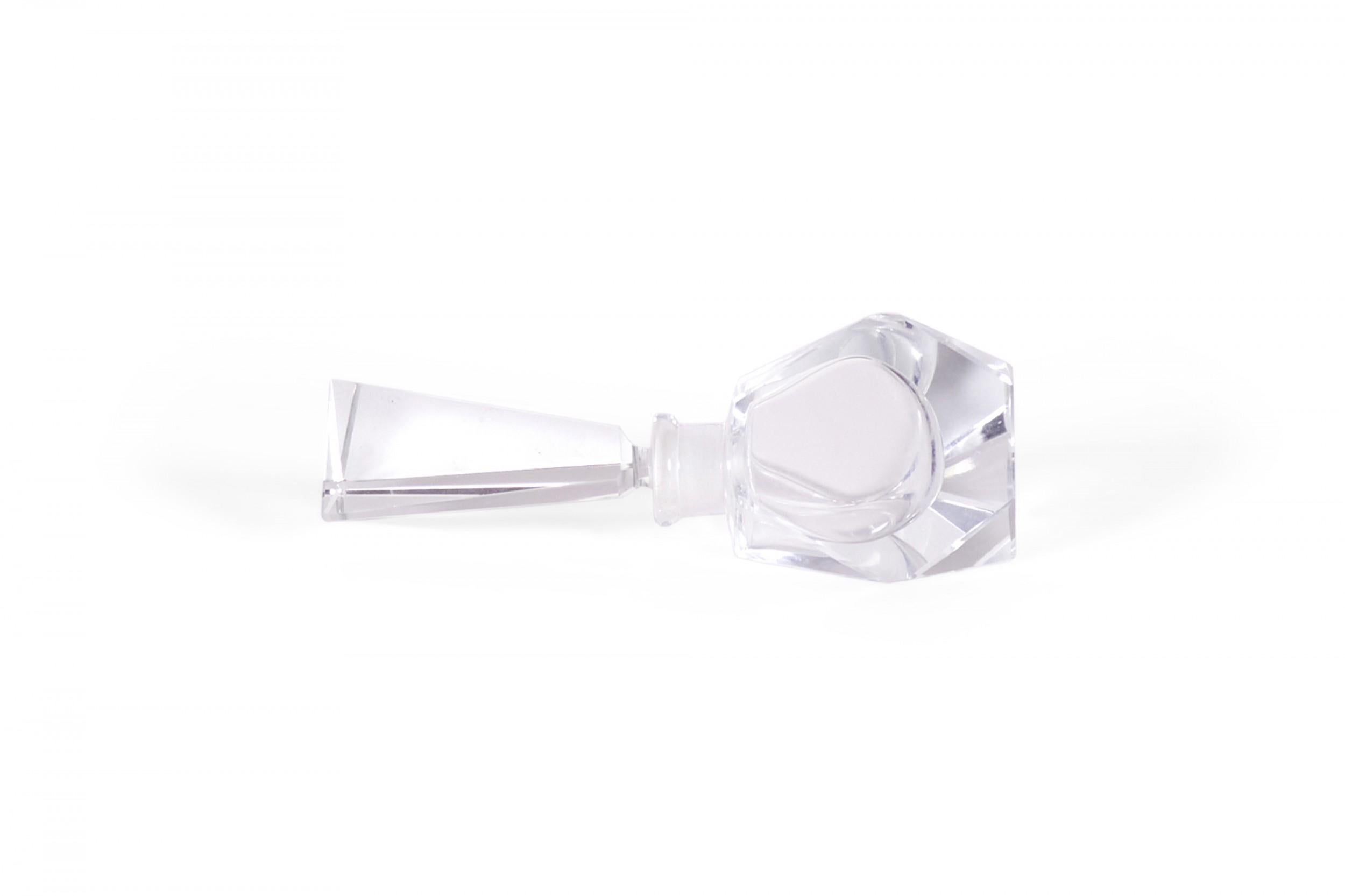 Frasco de perfume francés Art Déco de cristal Cristal en venta