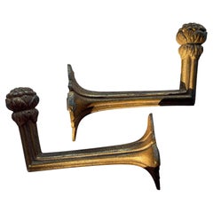 French Art Deco Curtain Tiebacks, a Pair