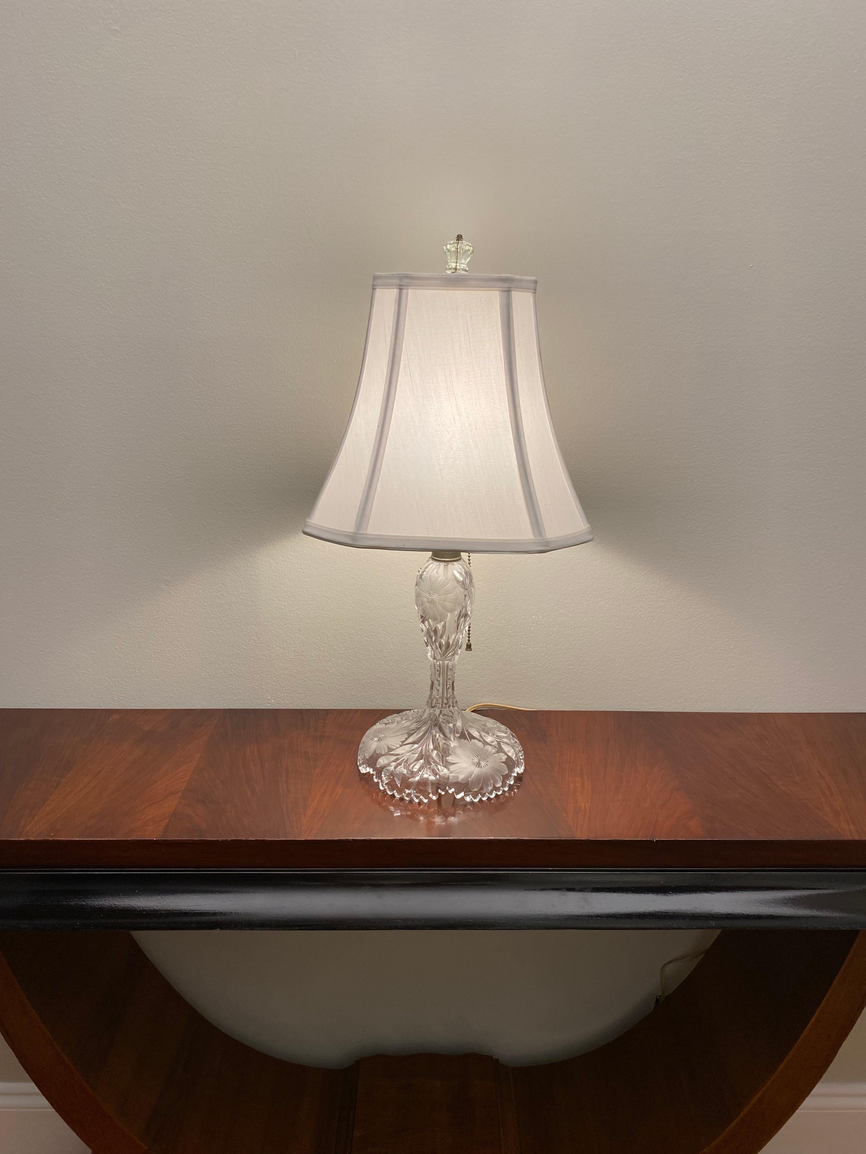 leviton crystal lamp