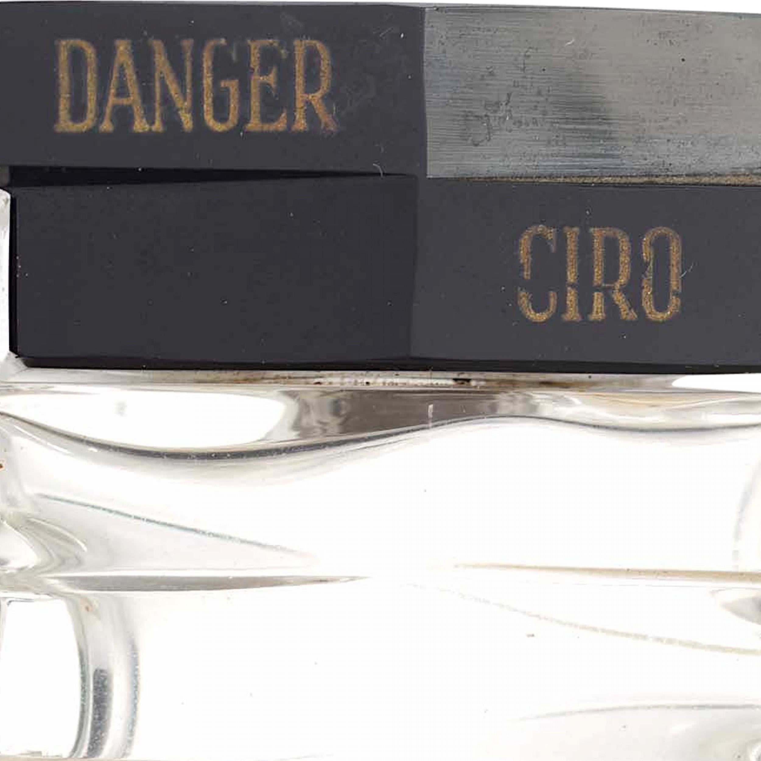 20th Century French Art Deco Danger for Ciro Brosse Perfume Bottle For Sale