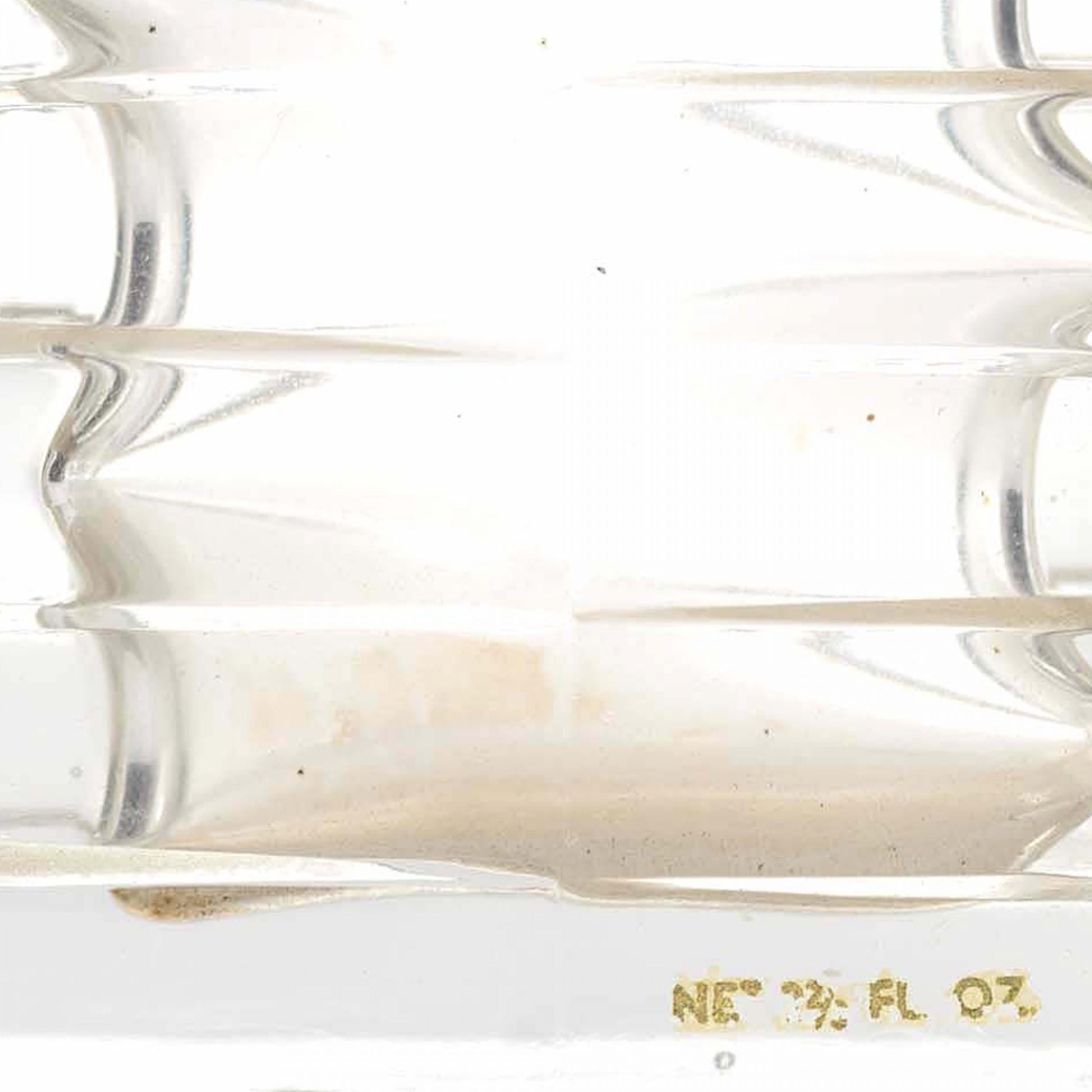 Glass French Art Deco Danger for Ciro Brosse Perfume Bottle For Sale