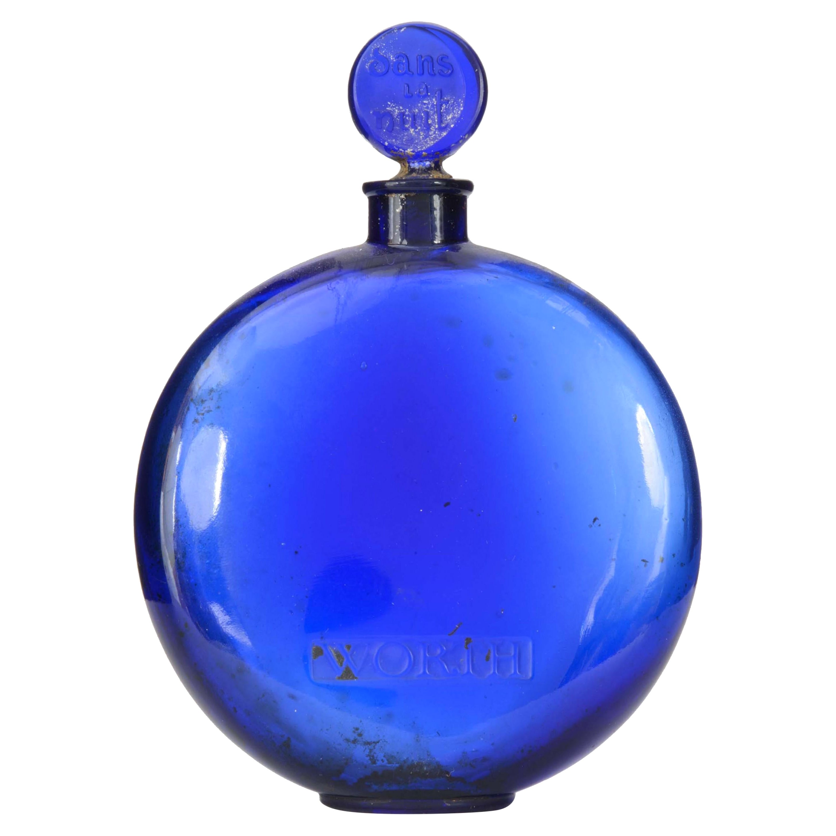 French Art Deco Dans La Nuit by Worth Perfume Bottle For Sale