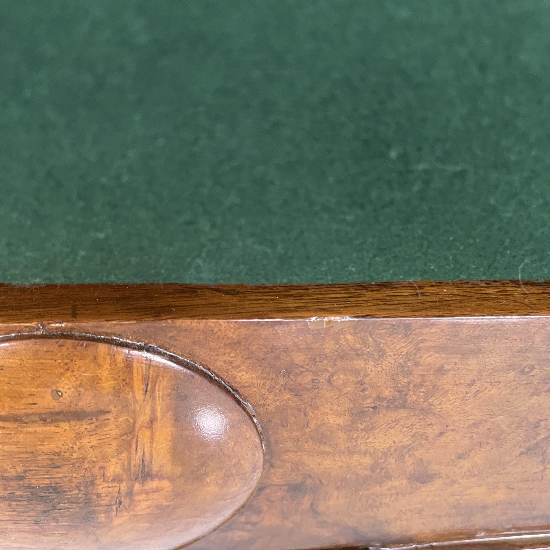 Lit de jour barchettone Art Deco français en tissu vert et bois, années 1940 en vente 10