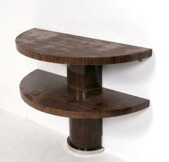 Console Art Déco française Wall&Deco circa 1930 Montage mural Fini