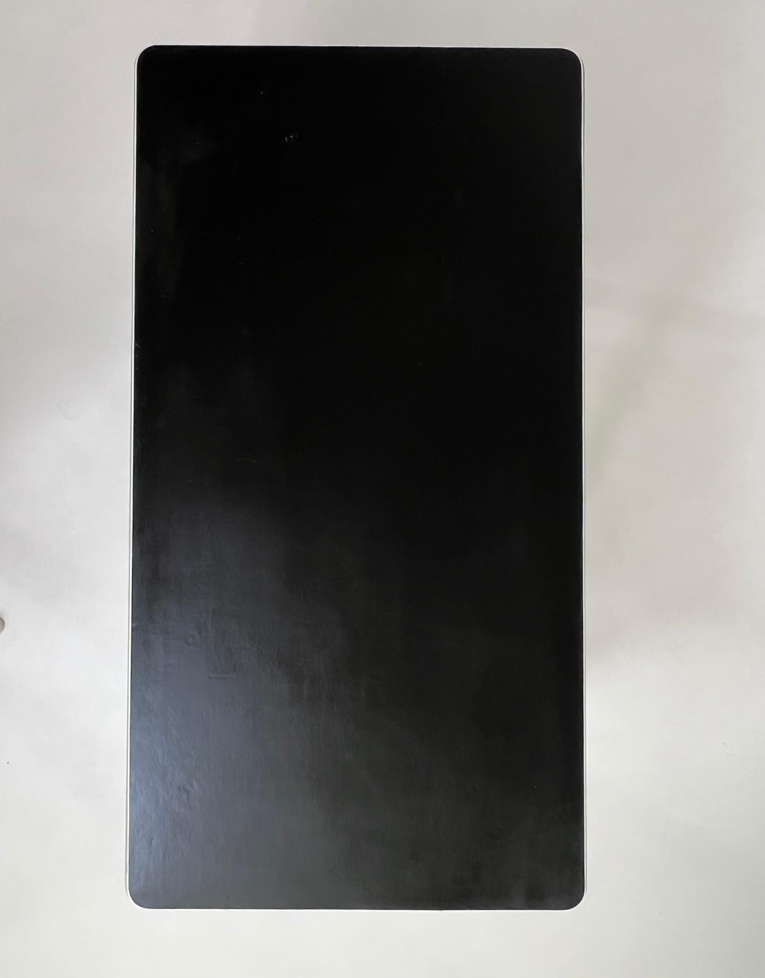 Schrank aus verchromtem und schwarz lackiertem Holz im Art-déco-Stil im Angebot 8
