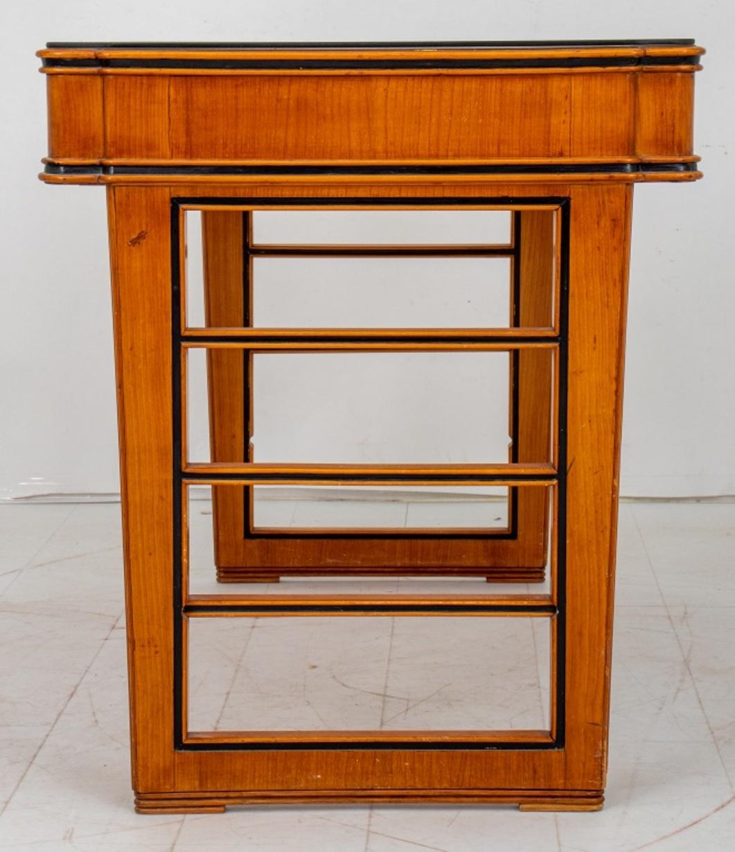 French Art Deco Desk and Biedermeier  Chair, 1930s 6