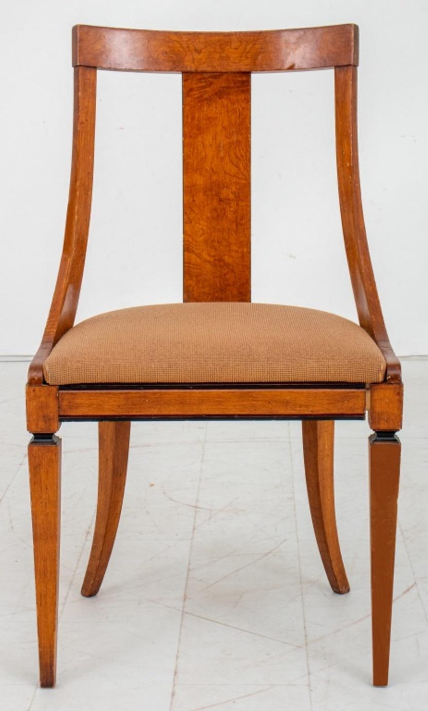 French Art Deco Desk and Biedermeier  Chair, 1930s 7