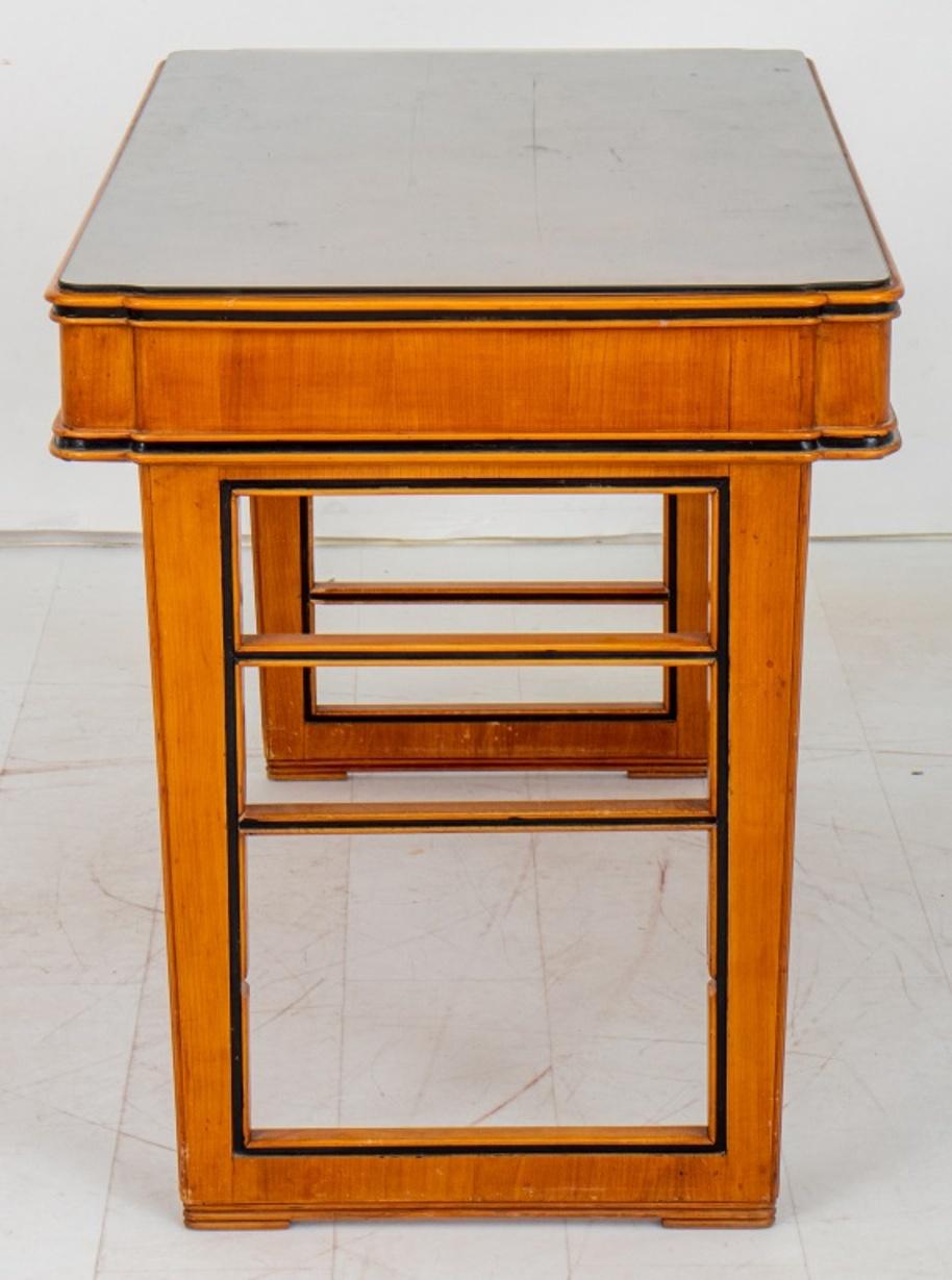 French Art Deco Desk and Biedermeier  Chair, 1930s 3