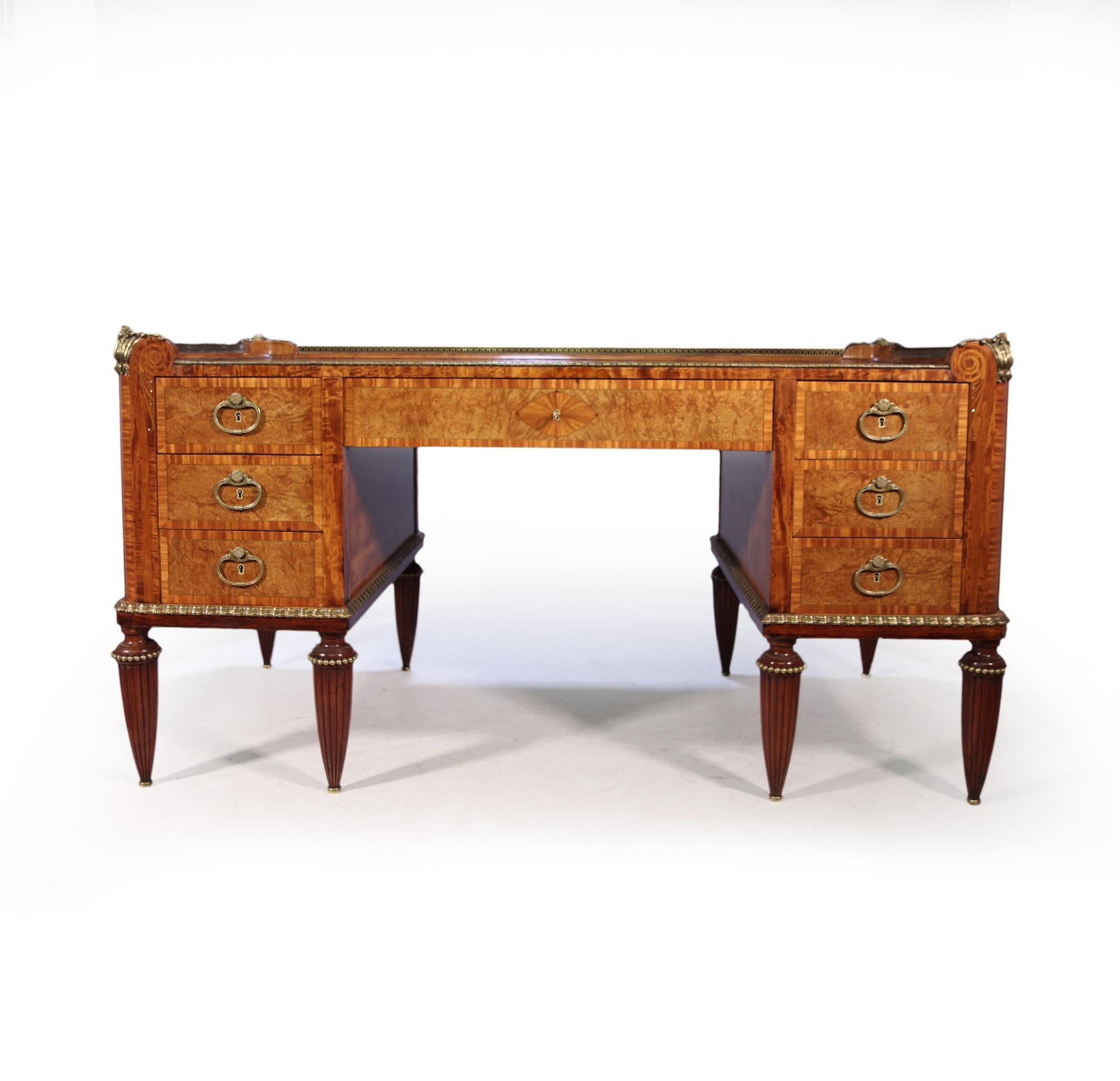 Early 20th Century French Art Deco Desk by Dufrene