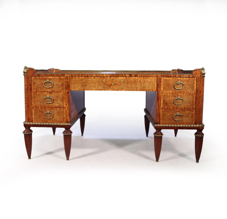 Early 20th Century French Art Deco Desk by Dufrene For Sale