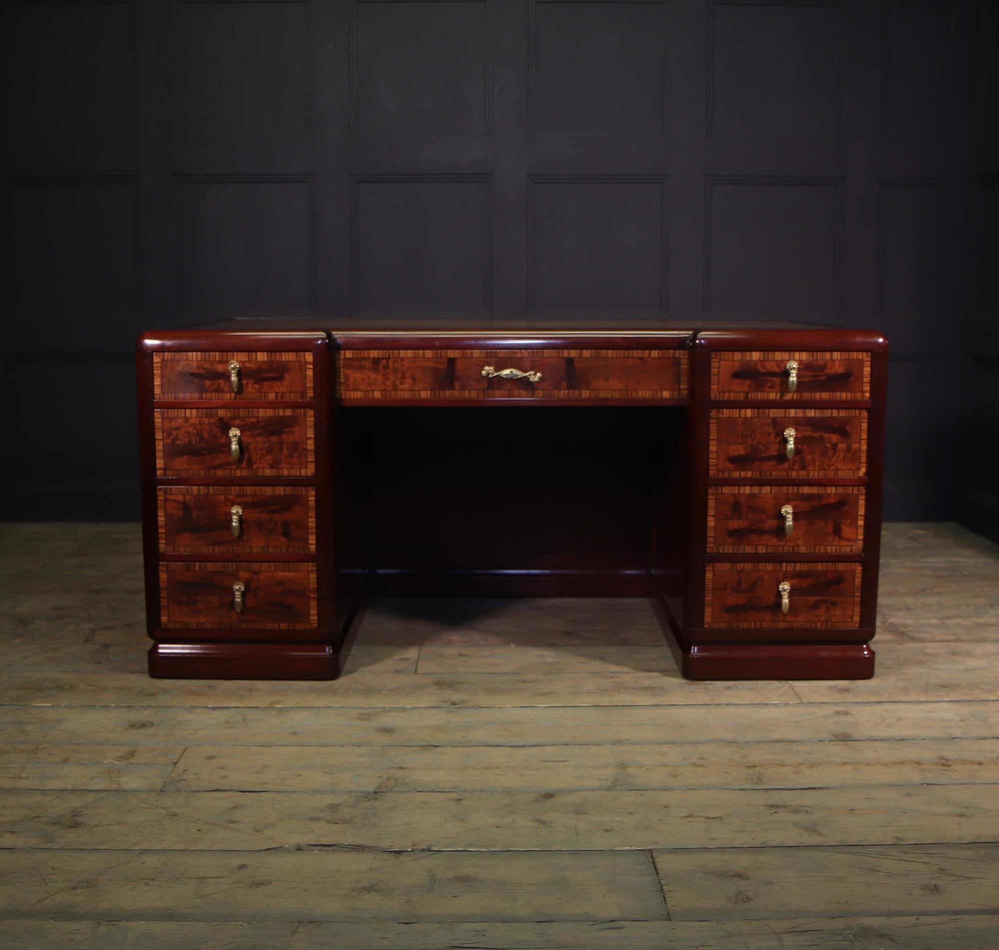 French Art Deco Desk by Louis Majorelle 1