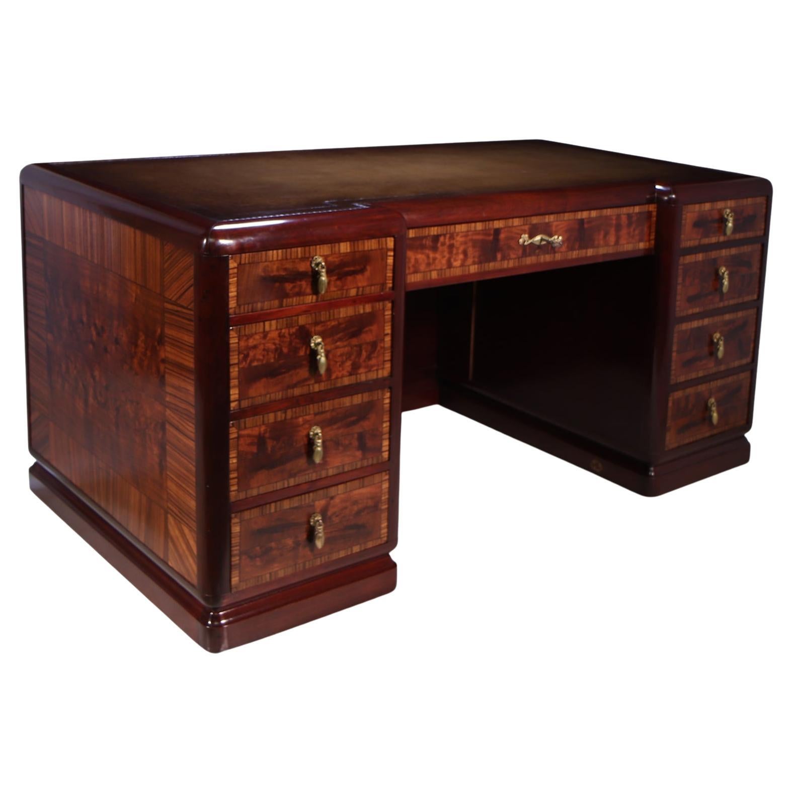 French Art Deco Desk by Louis Majorelle