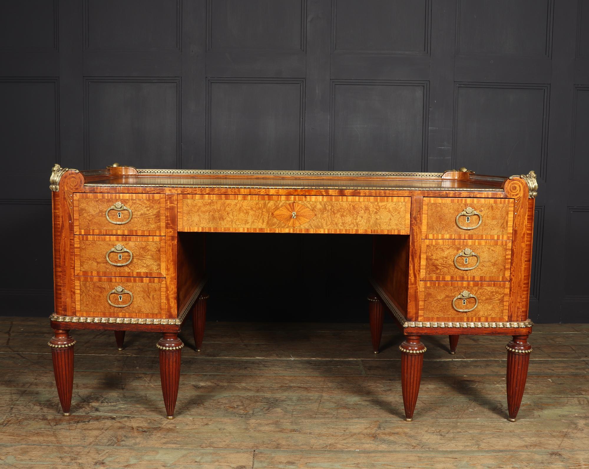 French Art Deco Desk, Chair and Bookcase by Maurice Dufrene 9