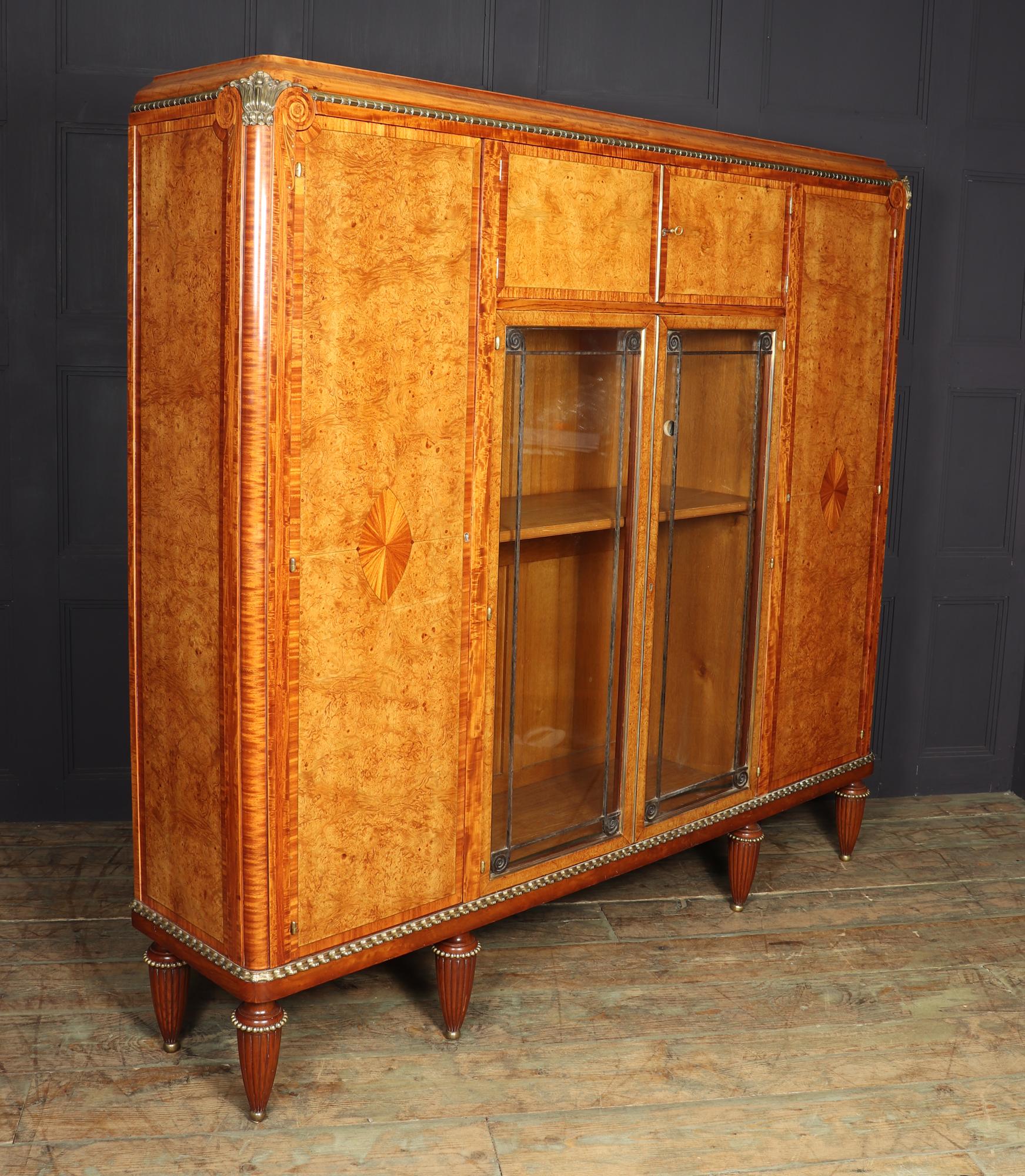 French Art Deco Desk, Chair and Bookcase by Maurice Dufrene 11