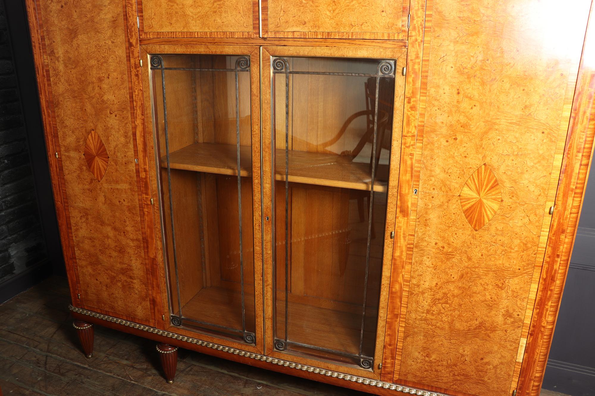 French Art Deco Desk, Chair and Bookcase by Maurice Dufrene 2