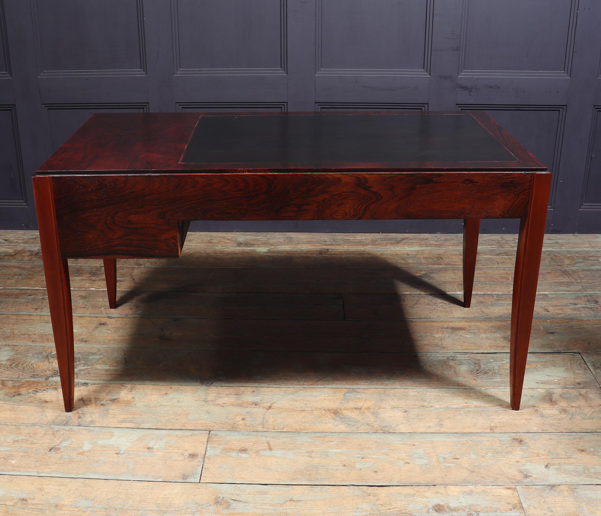 French, Art Deco Desk in Rosewood 8