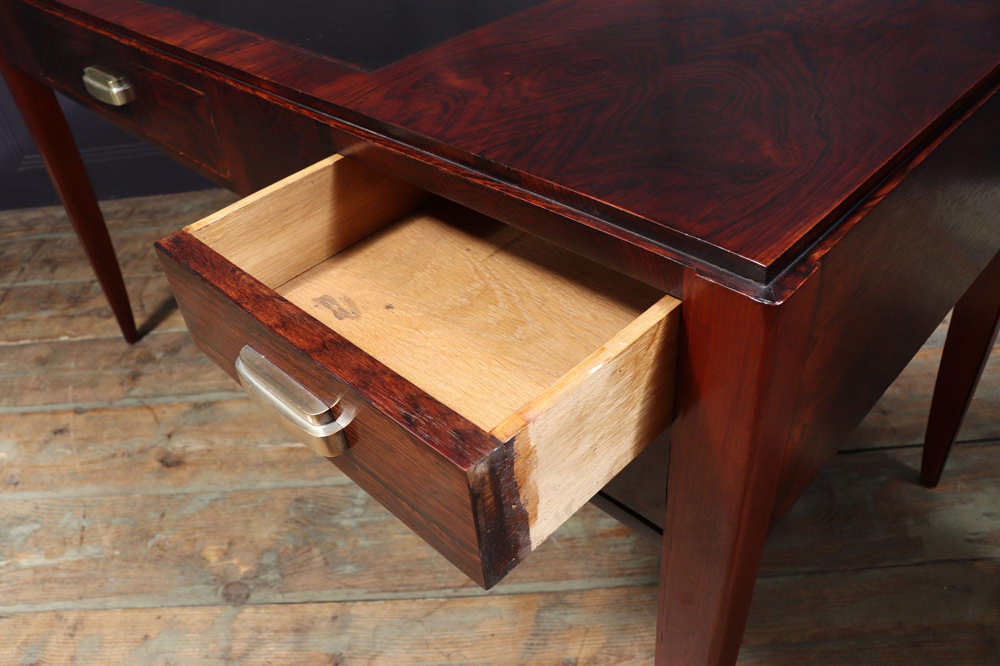 French, Art Deco Desk in Rosewood 12