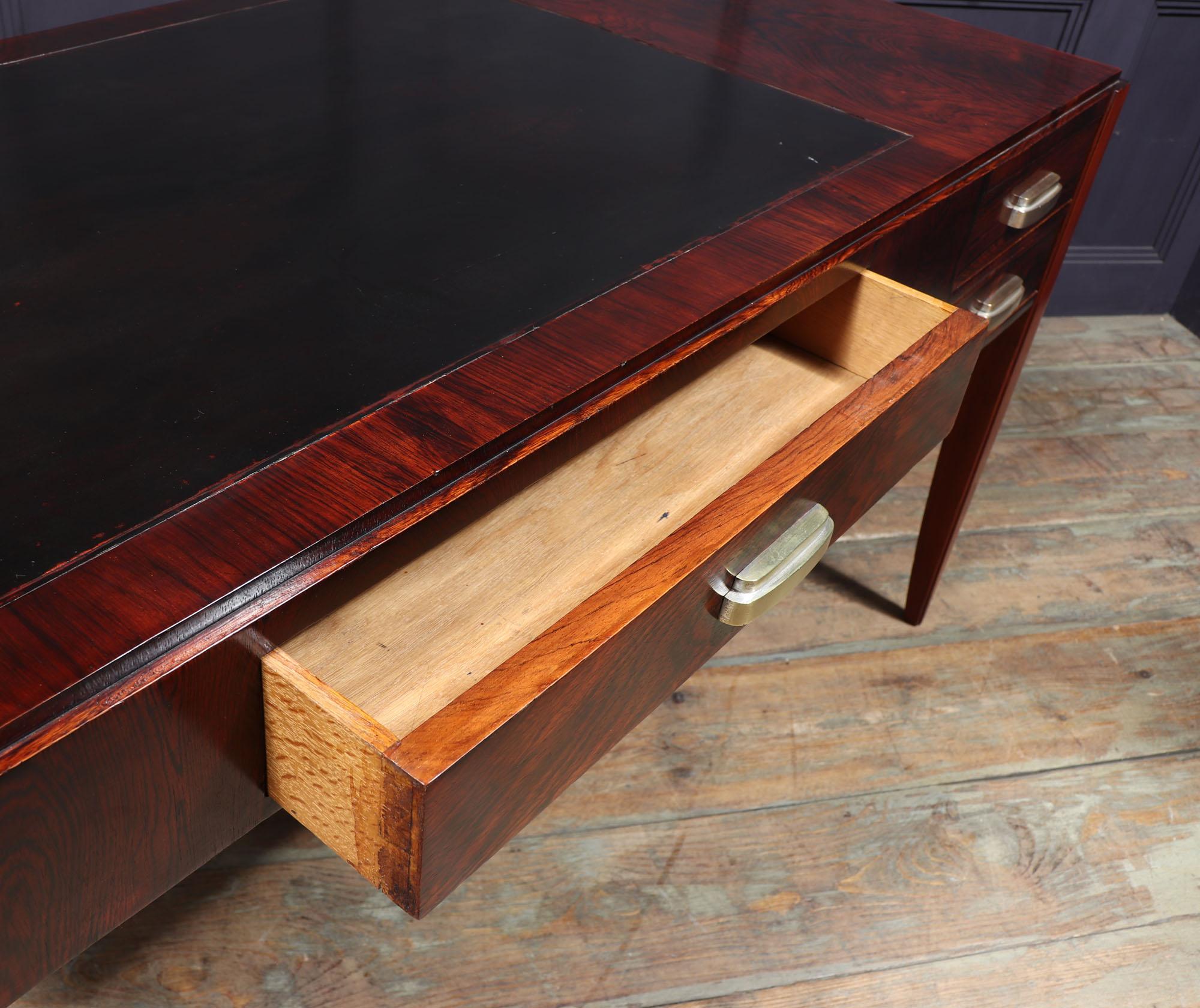 French, Art Deco Desk in Rosewood 5