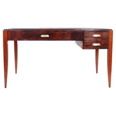 French, Art Deco Desk in Rosewood