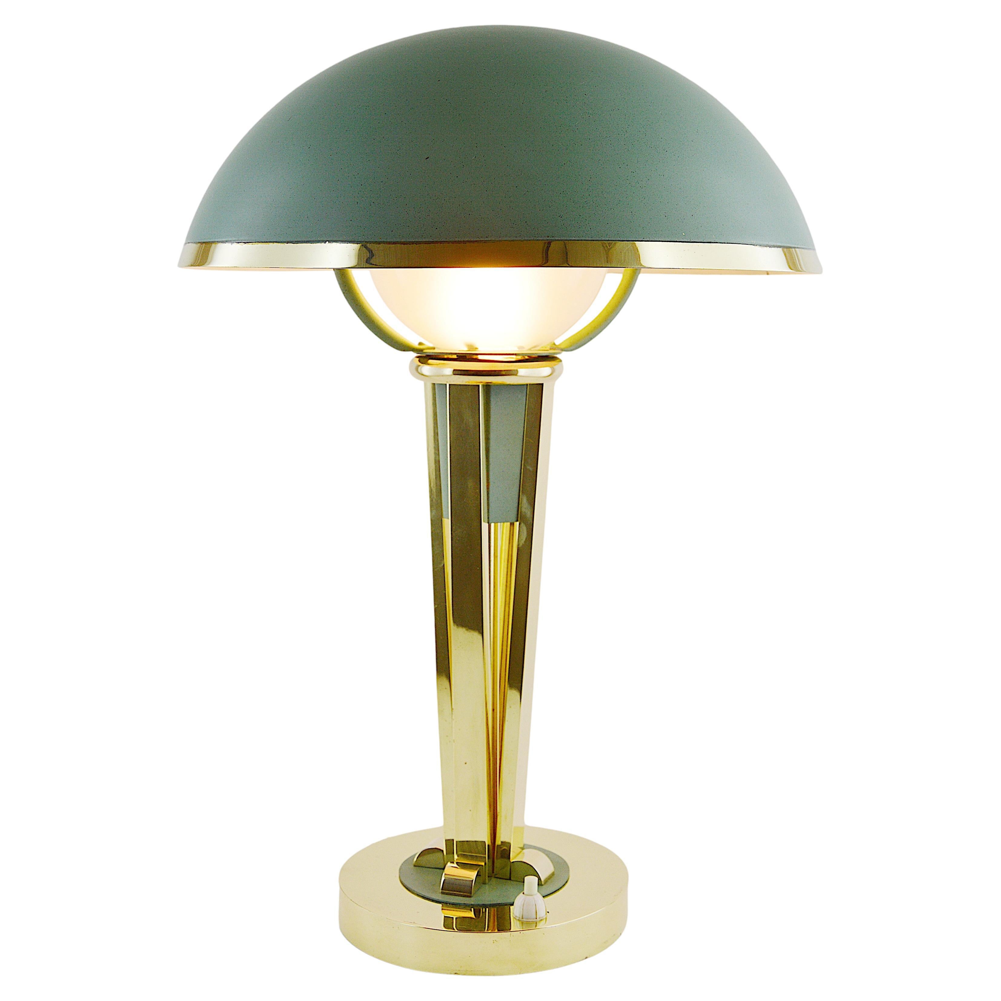 French Art Deco Desk or Table Lamp, circa 1940 For Sale