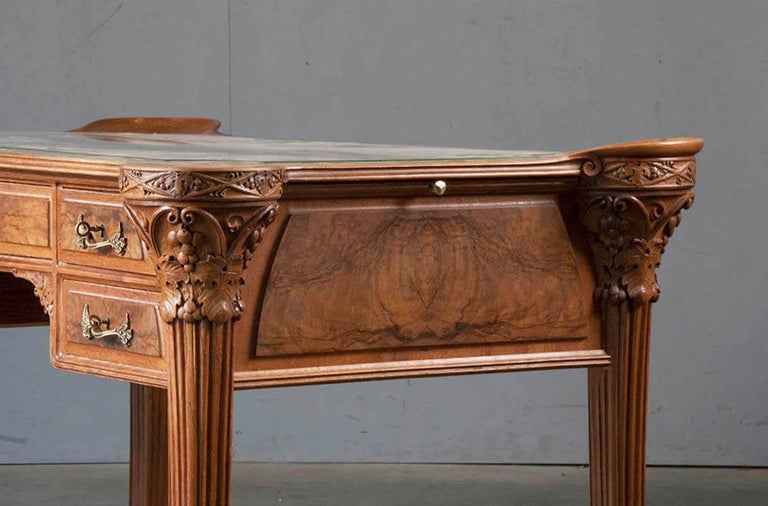 French Art Deco Desk Set École De Nancy Early 20th Century