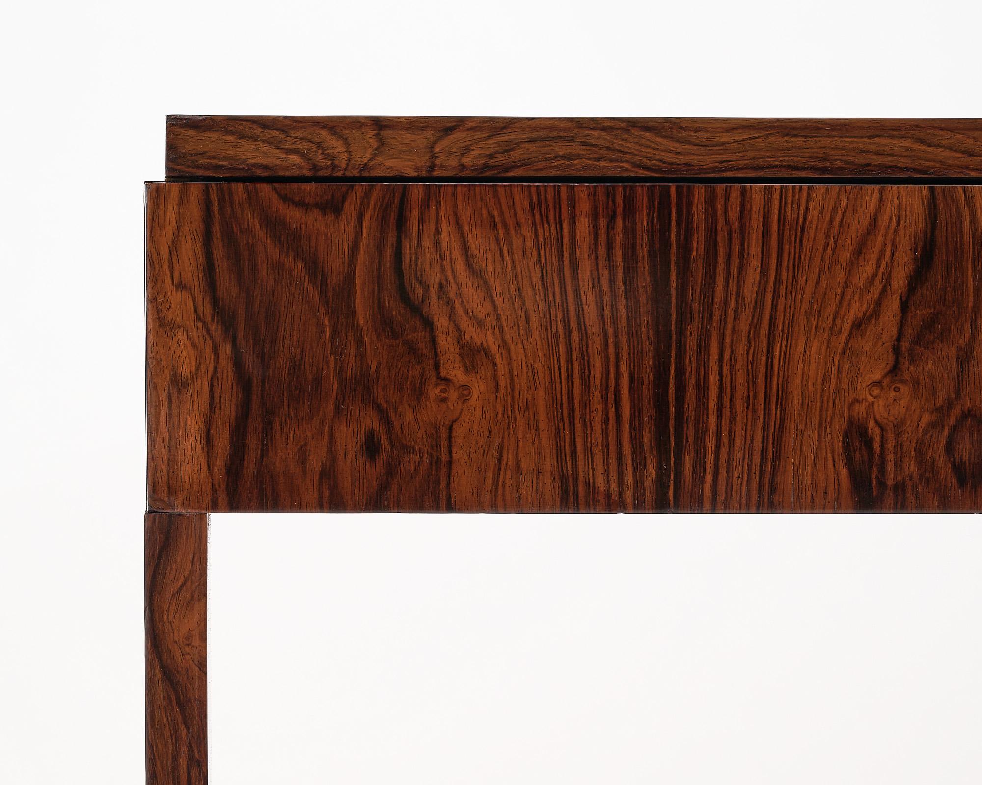Walnut French Art Deco Desk/Vanity For Sale