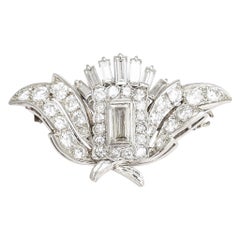 French Art Deco Diamond Clasp