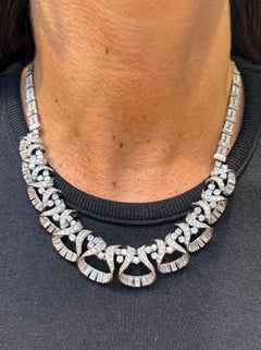 French Art Deco Diamond Necklace