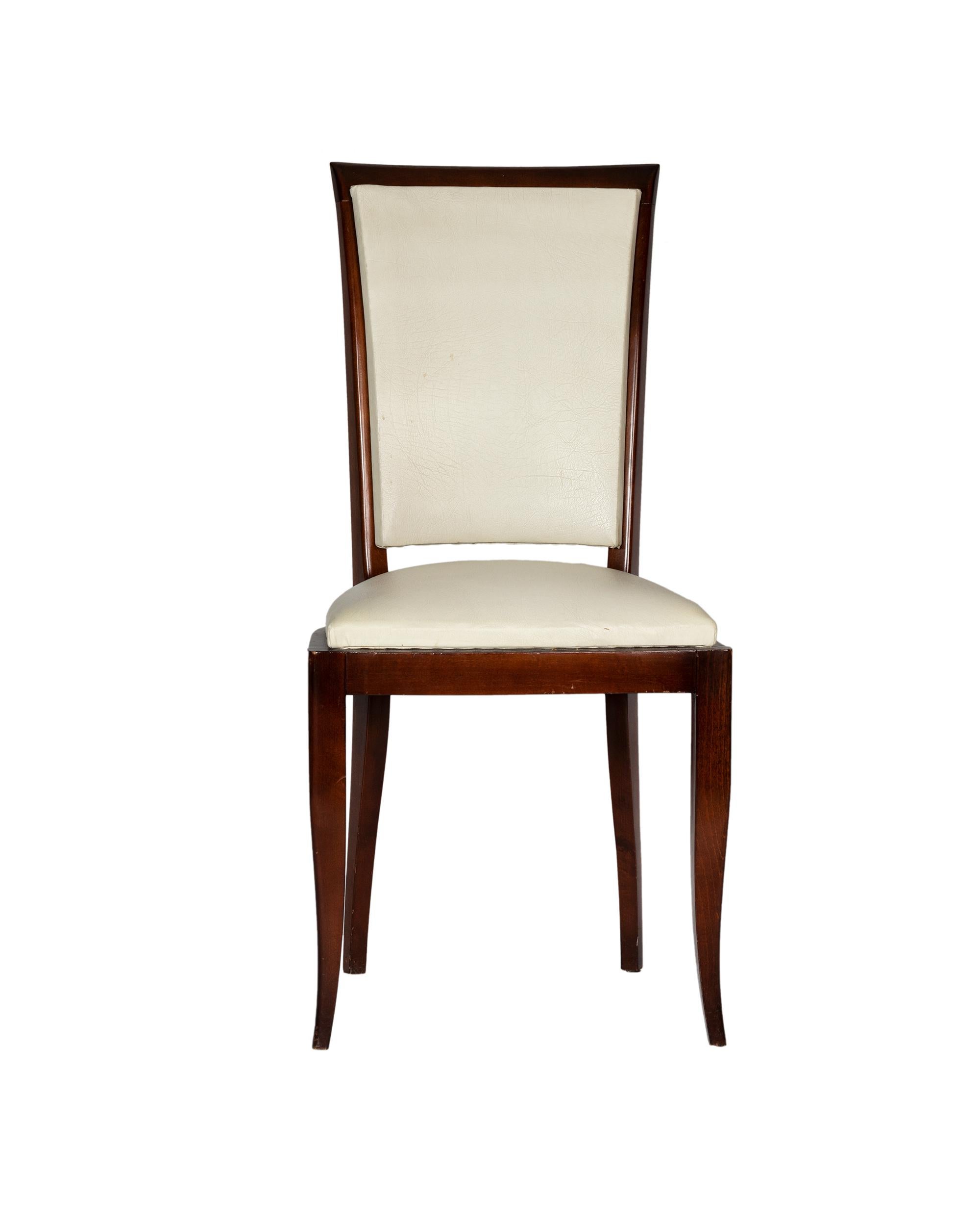 Silla de Comedor Art Decó Francesa, Siglo XX Francés en venta