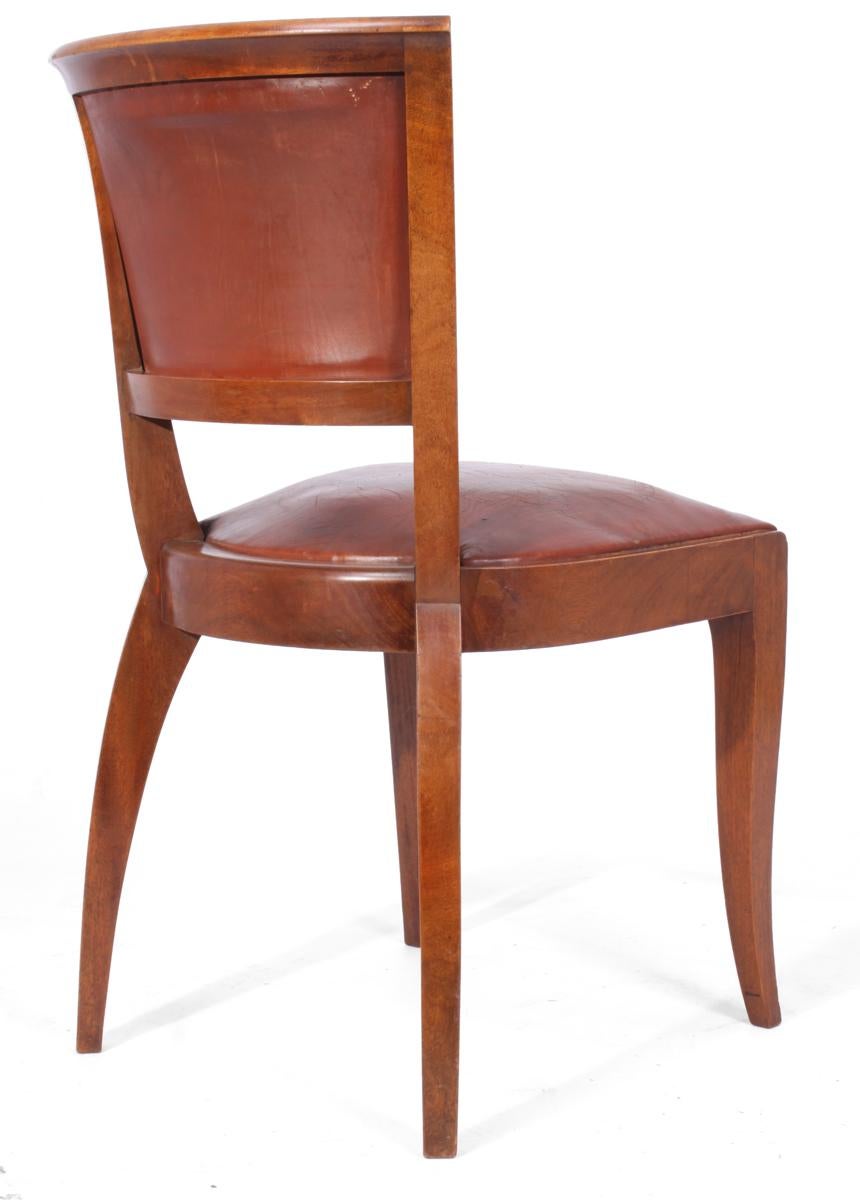 French Art Deco Dining Chairs, circa 1930 1