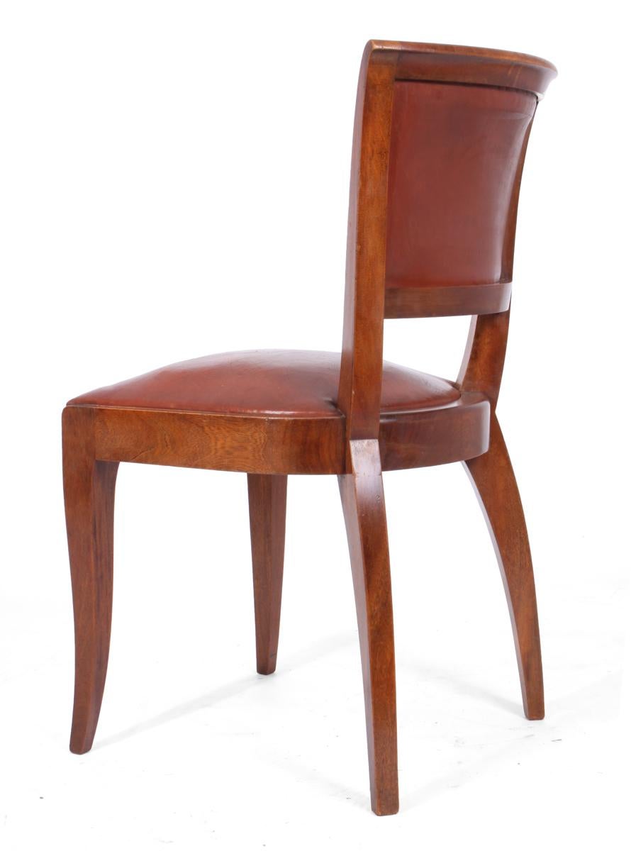 French Art Deco Dining Chairs, circa 1930 3