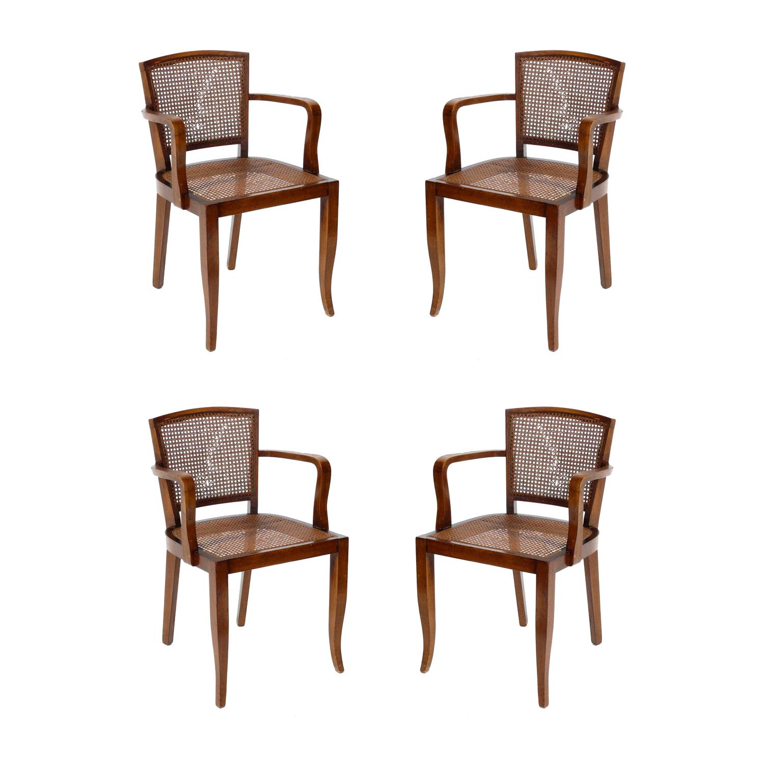 French Art Deco Dining Chairs