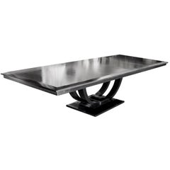 French Art Deco Dining Conference Table