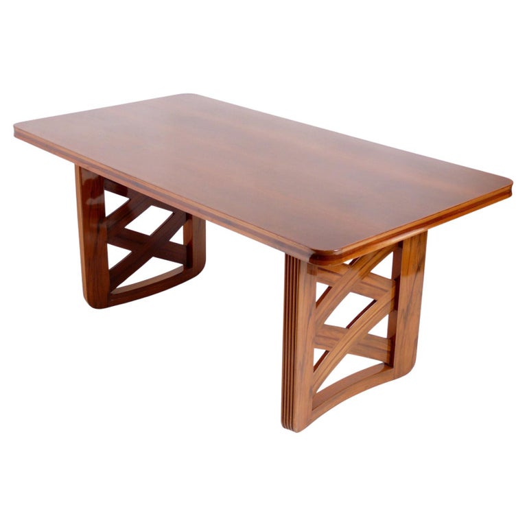 Library Desk Dining Table French Art Deco Style Dining or Library Table or Desk For Sale at 1stDibs
