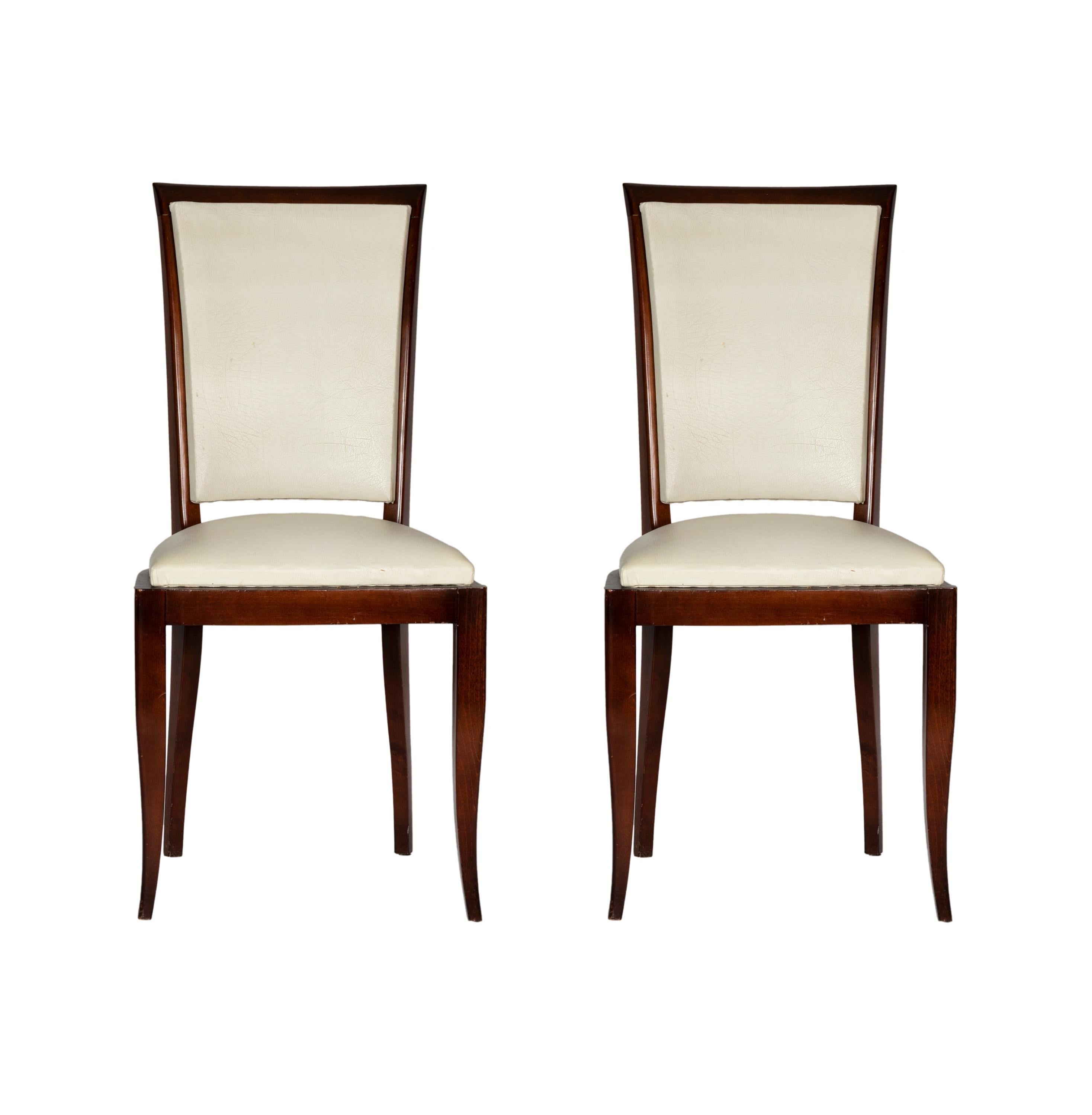 Placage Ensemble de salle à manger Art déco français, (20e siècle) en vente