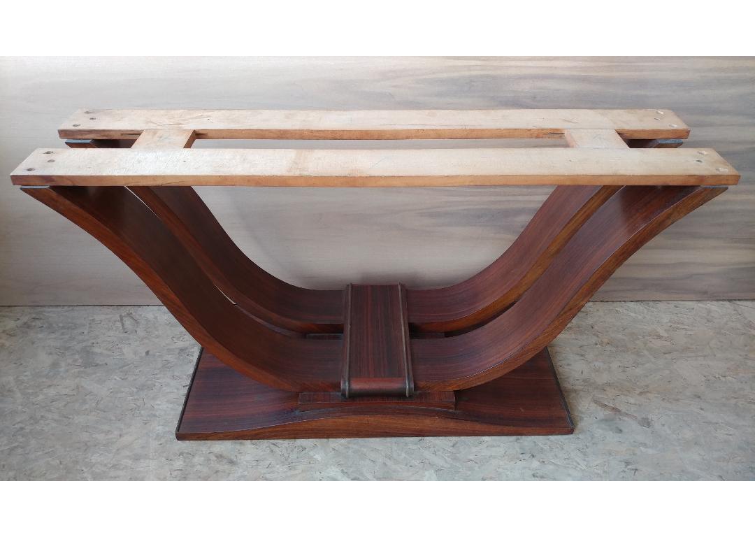 Veneer French Art Deco Dining Room Table or Desk