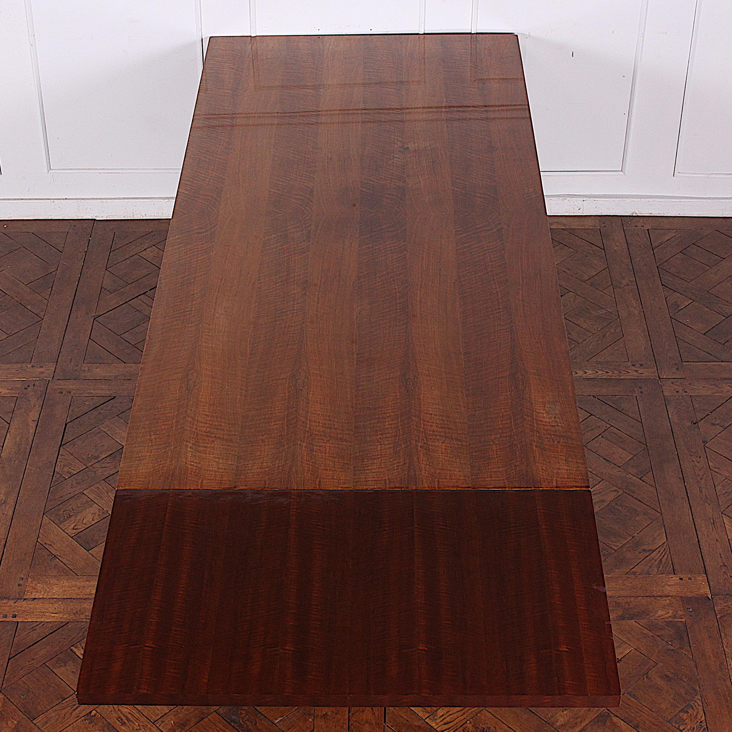 French Art Deco Dining Table by 'Jules Leleu' 2