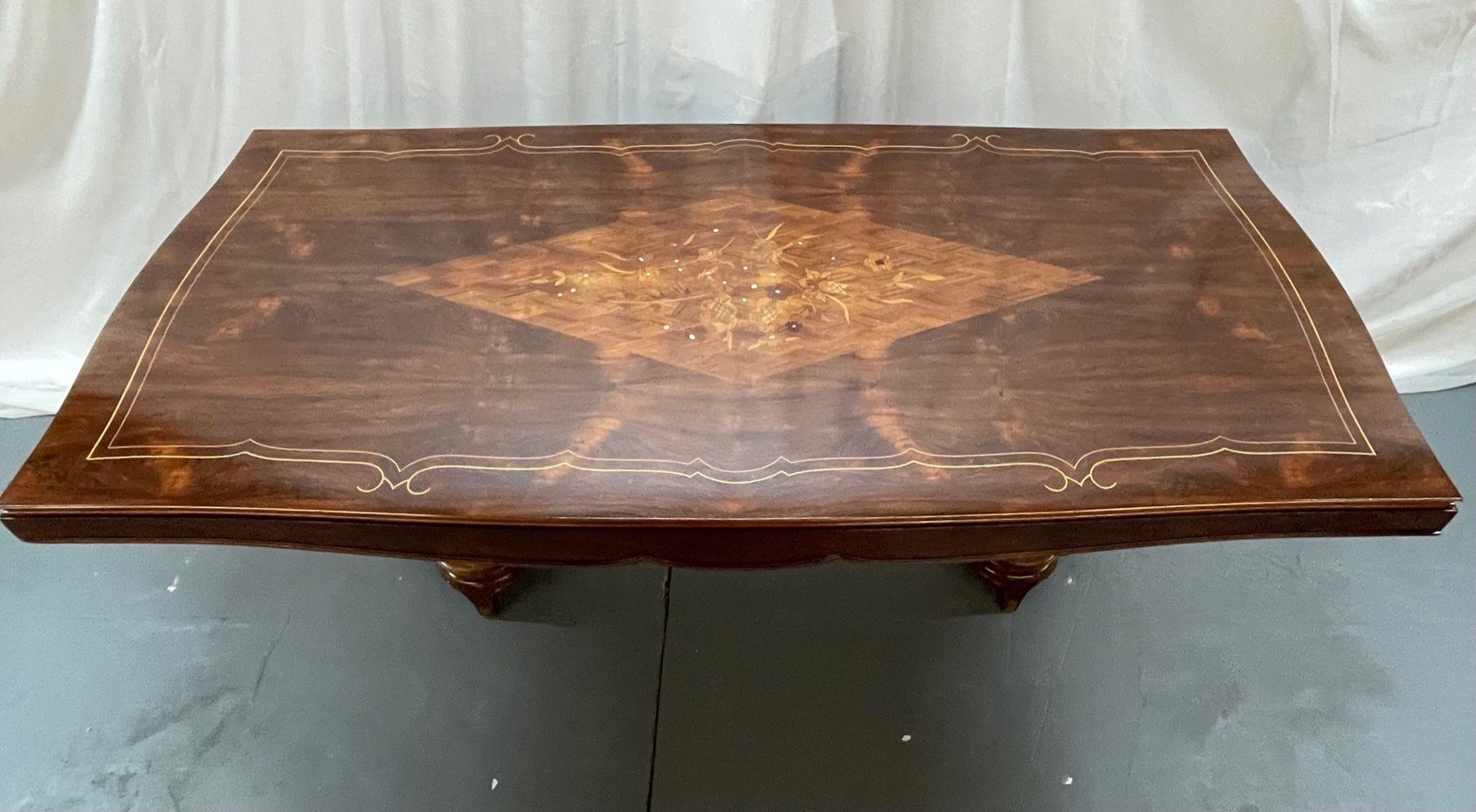 Jules Leleu, Art Deco, Dining Table, Rosewood, Abalone Inlay, France, 1935 For Sale 1
