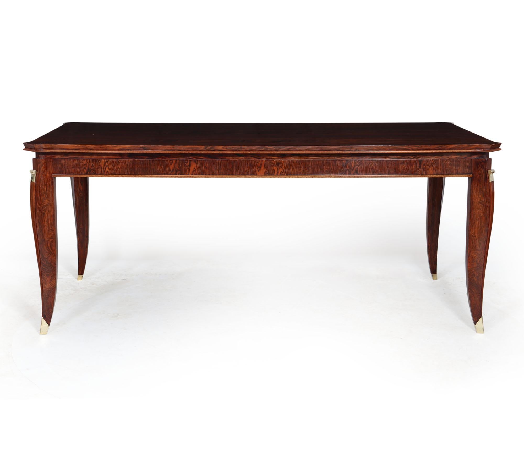 Early 20th Century French Art Deco Dining Table by Maurice Rinck
