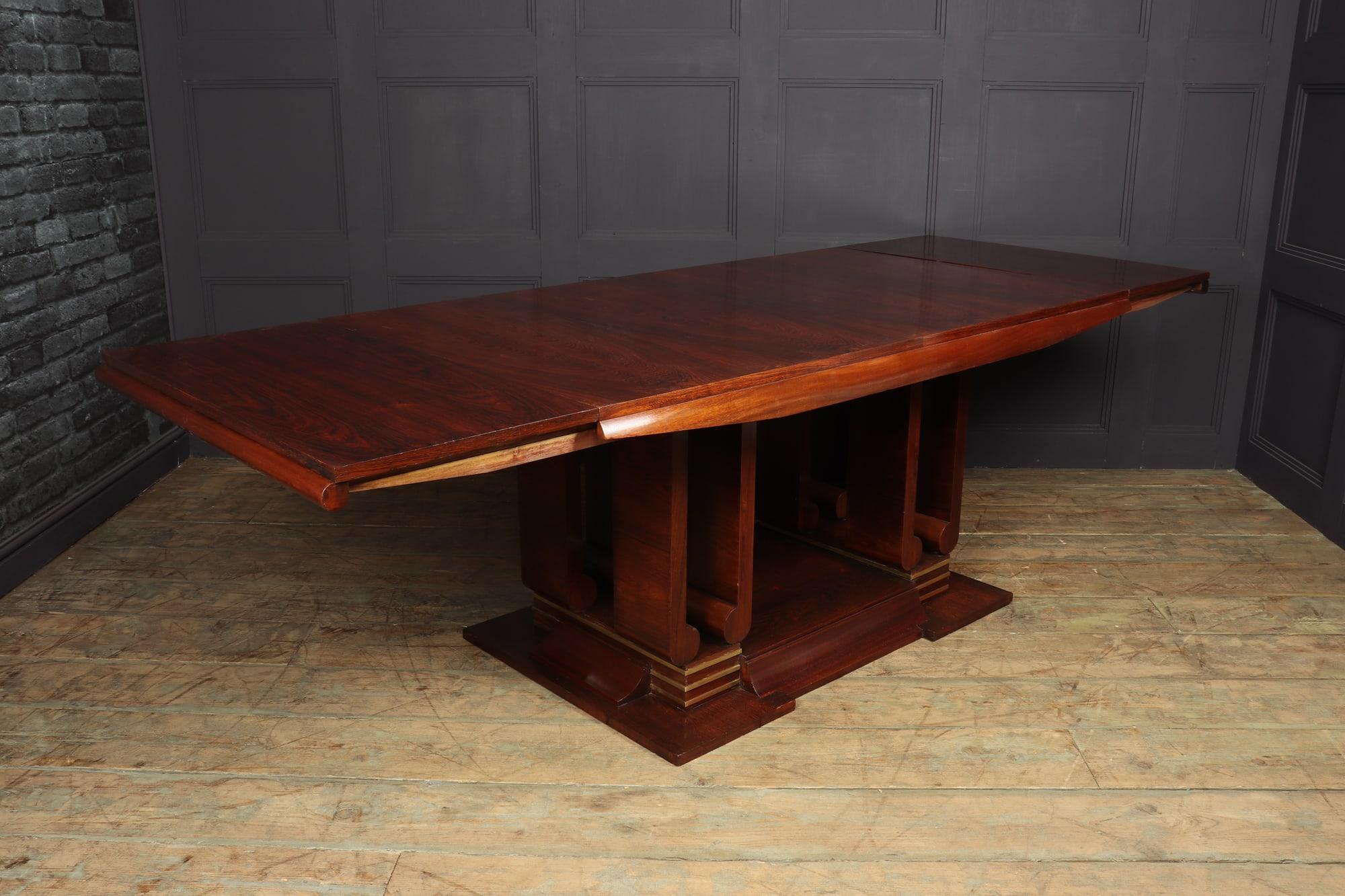 French Art Deco Dining Table c1930 7