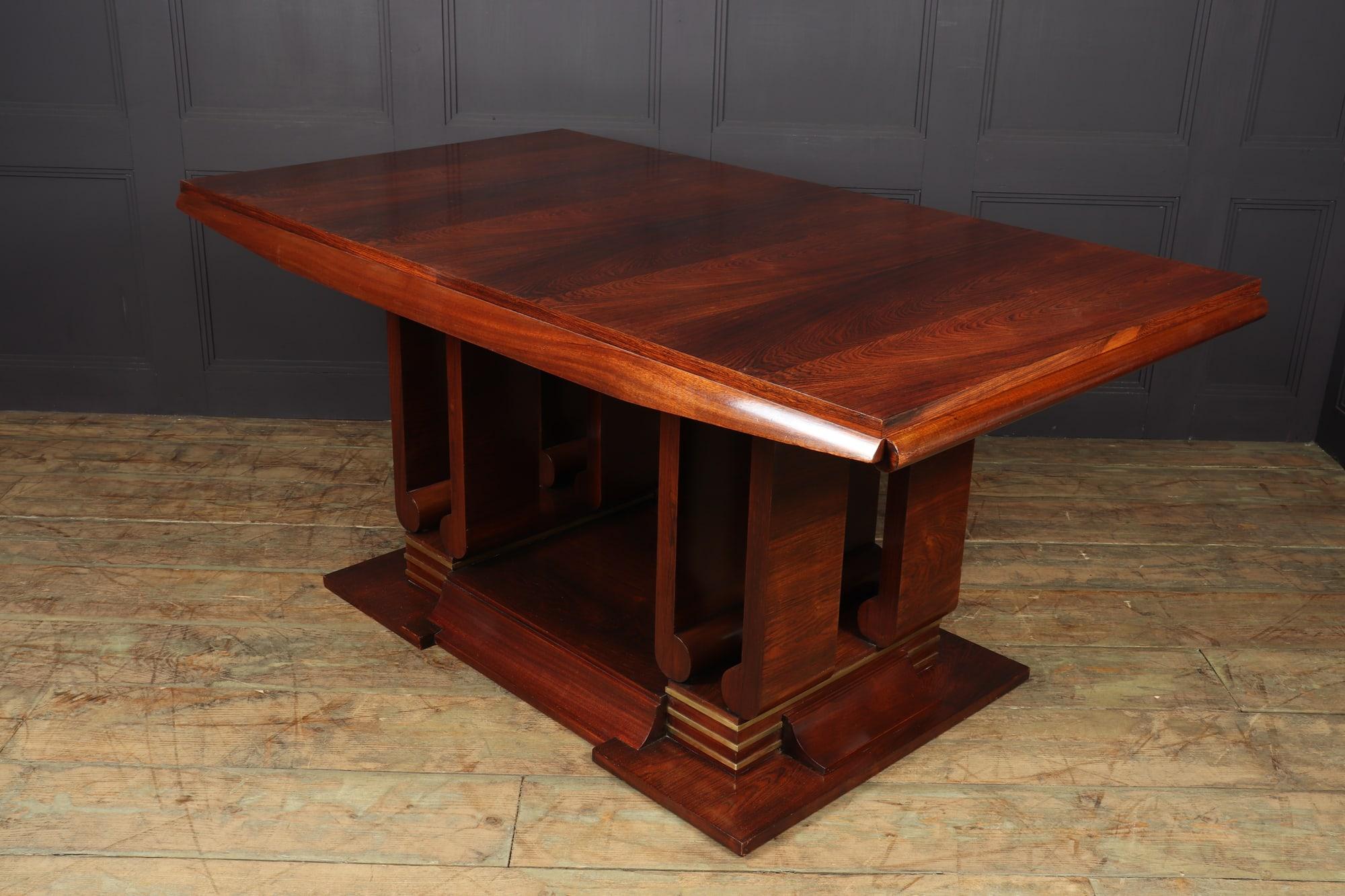 French Art Deco Dining Table c1930 4
