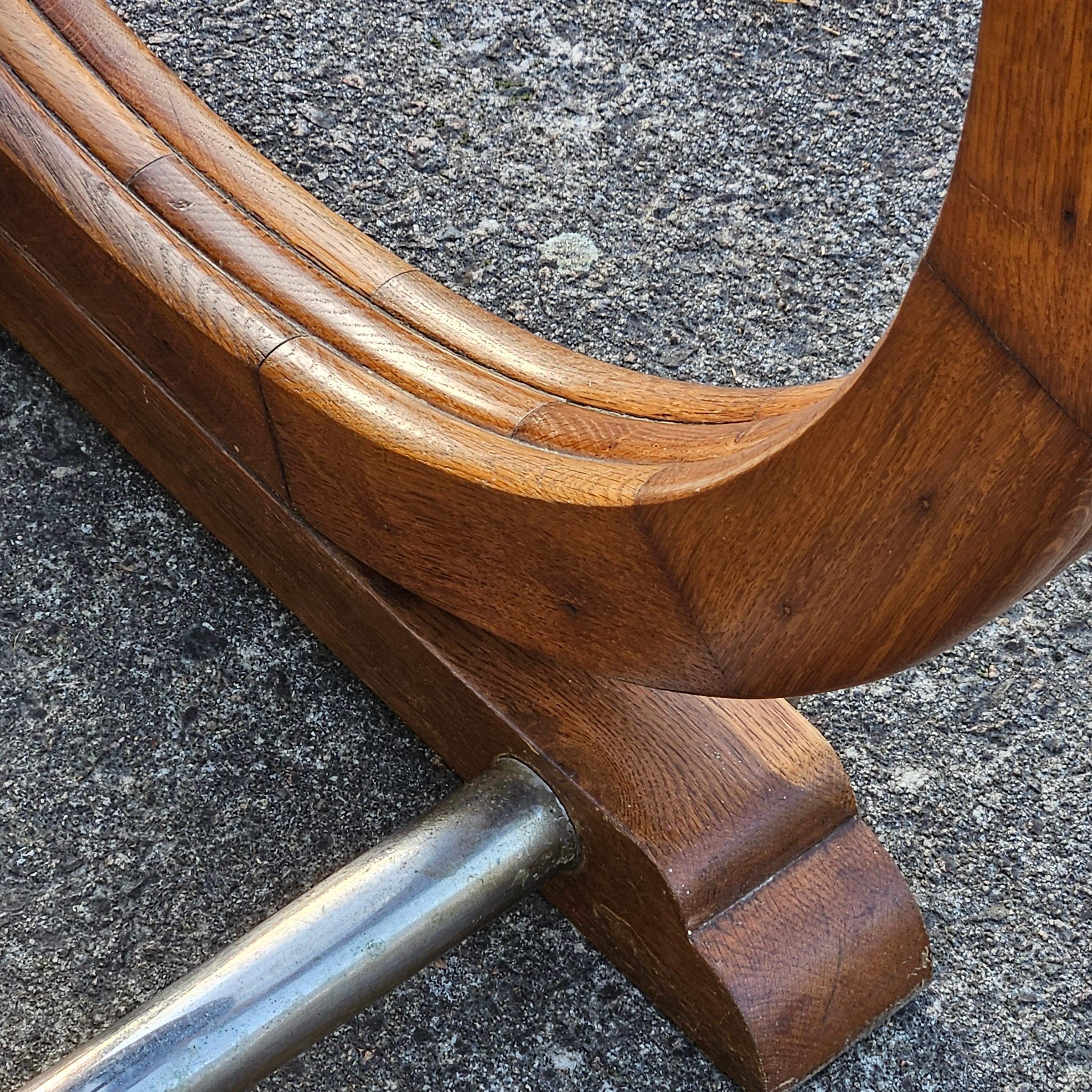 Table de salle à manger ART DECO française - Table à rallonge ancienne - années 1920 en vente 3