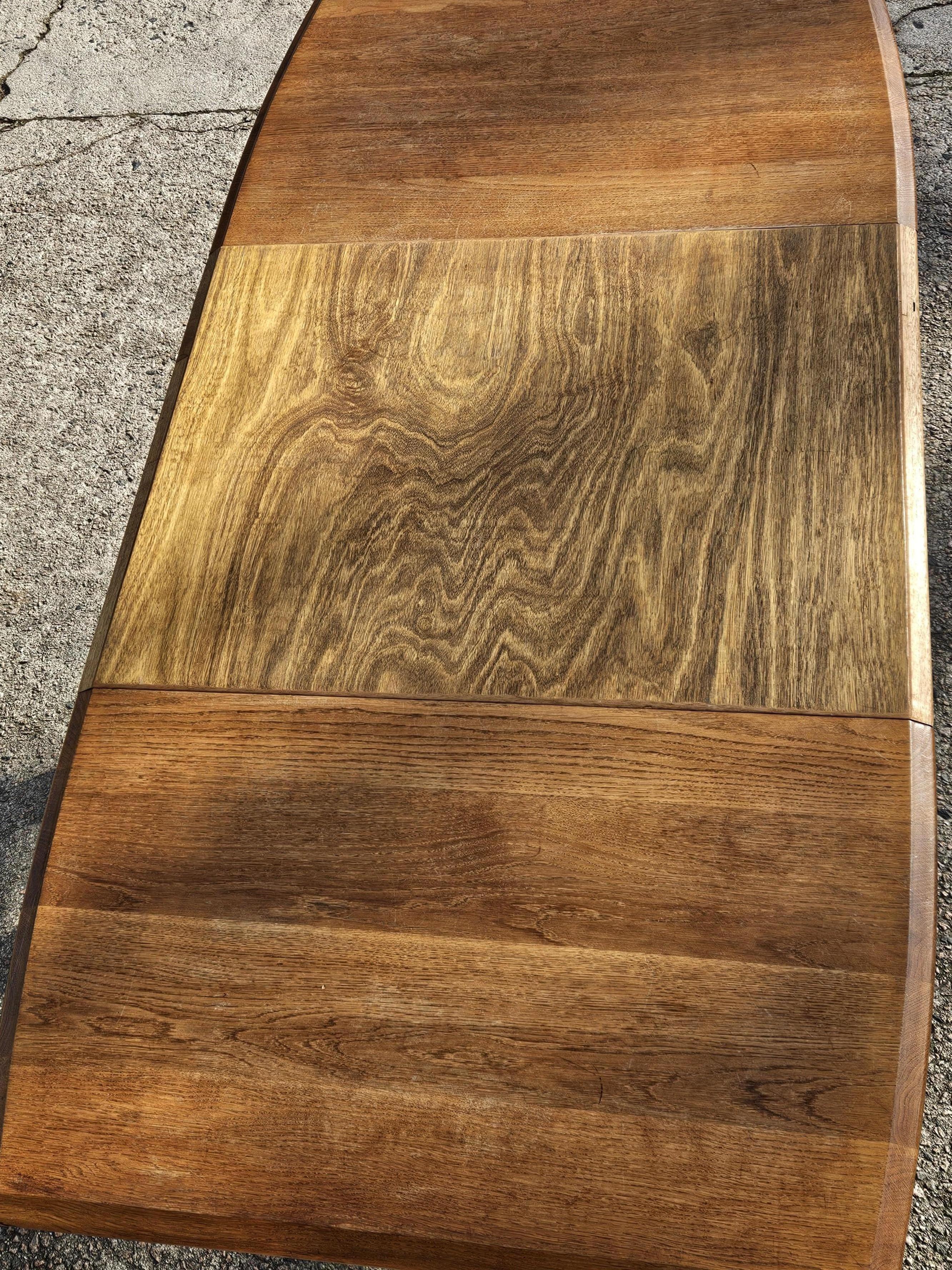 Table de salle à manger ART DECO française - Table à rallonge ancienne - années 1920 en vente 11