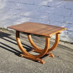French ART DECO Dining Table - Extendable Antique Dinner Table - 1920s