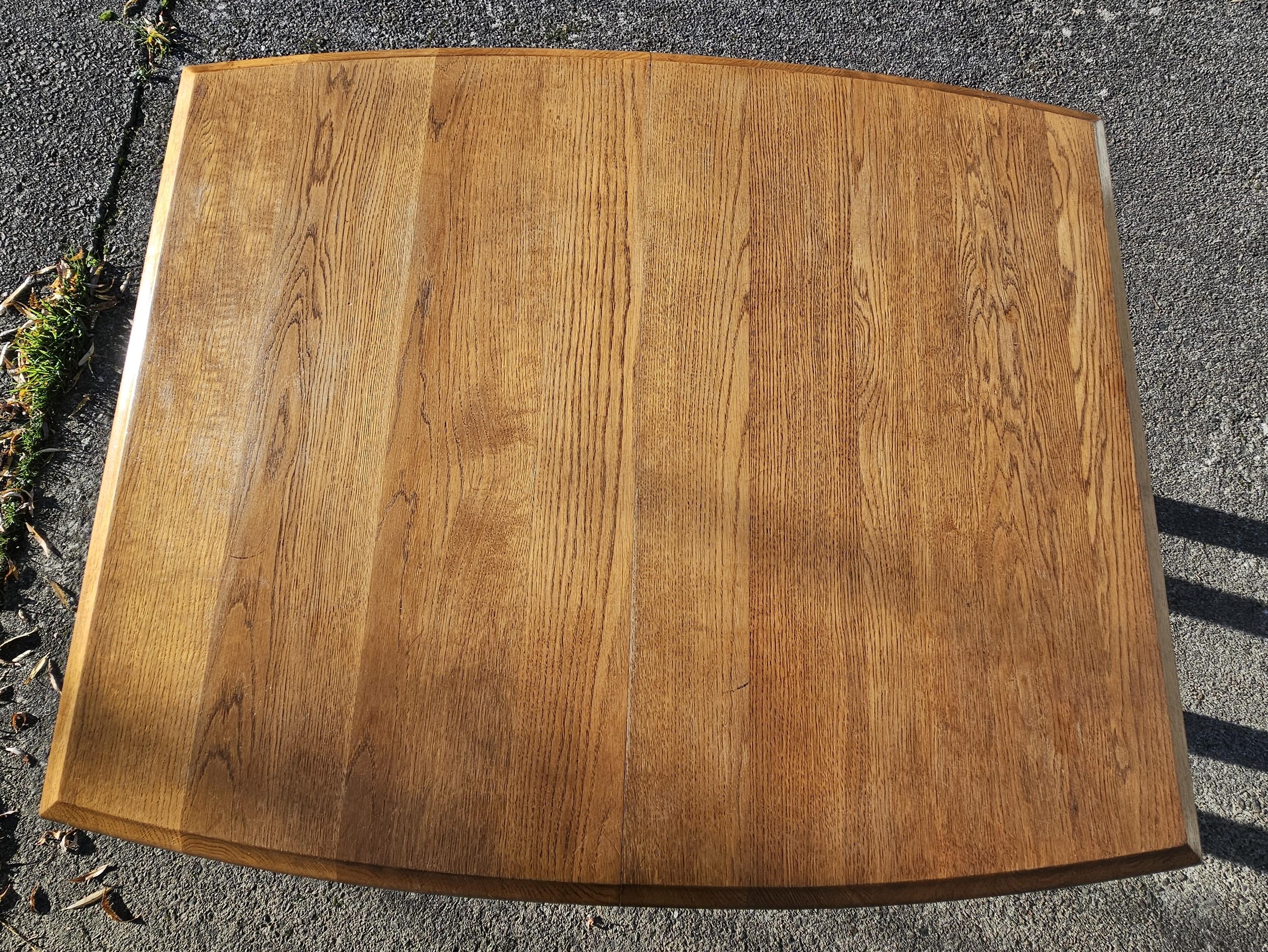 Métal Table de salle à manger ART DECO française - Table à rallonge ancienne - années 1920 en vente