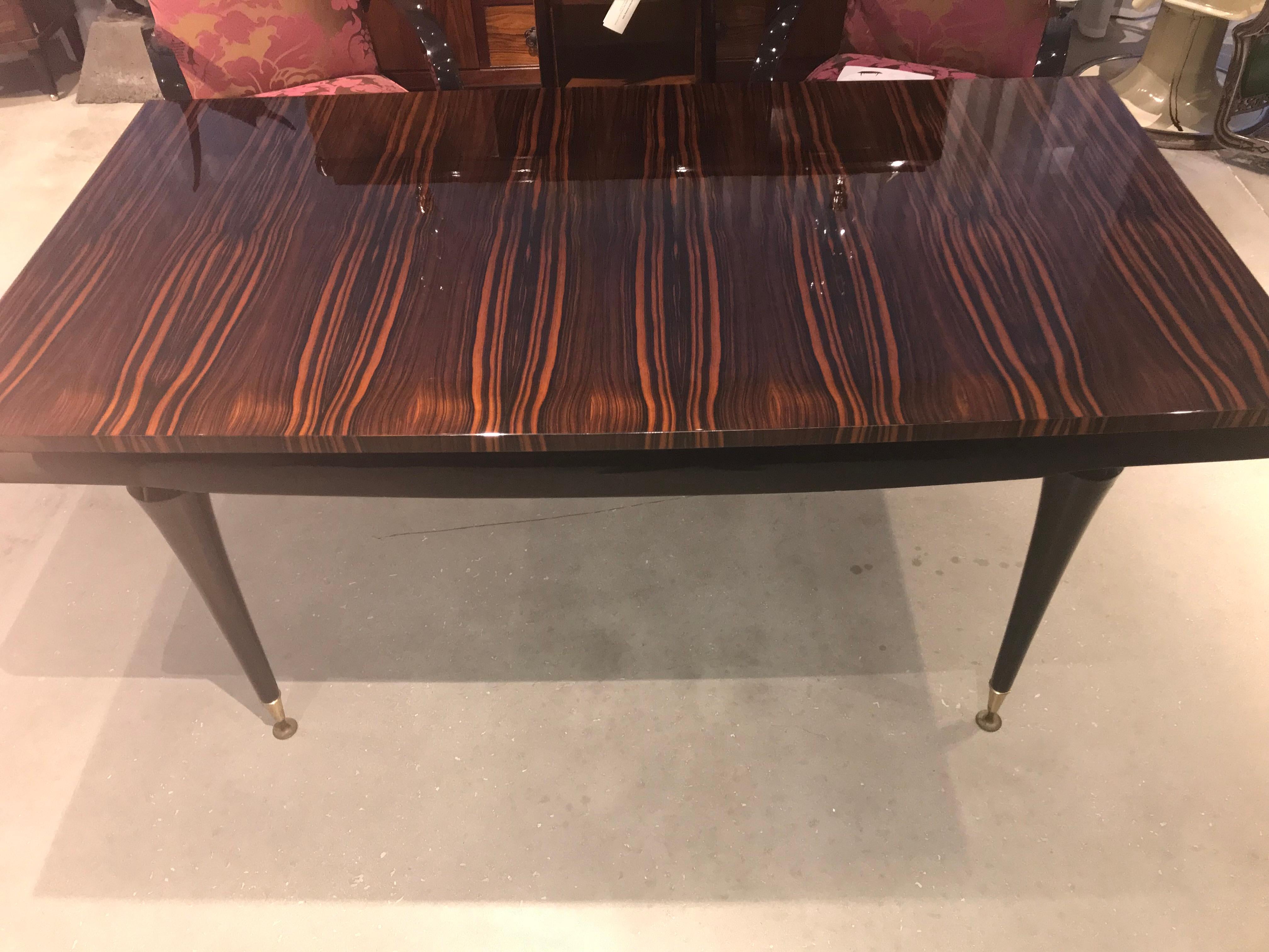 French Art Deco Dining Table In Good Condition In Pompano Beach, FL