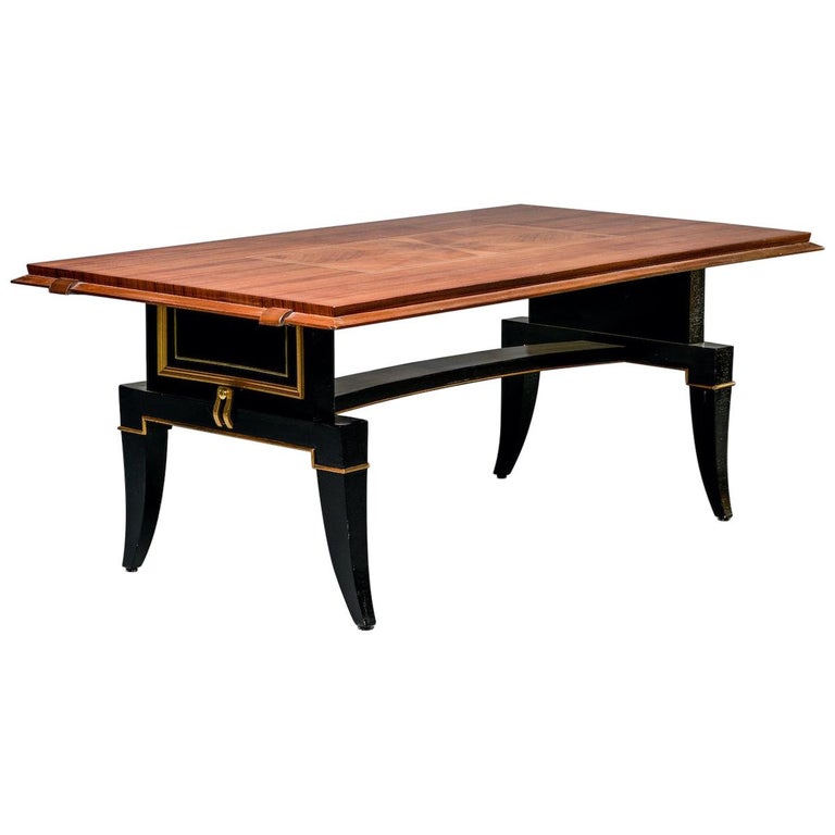 French Art Deco Dining Table At 1stdibs, Art Deco Dining Room Images