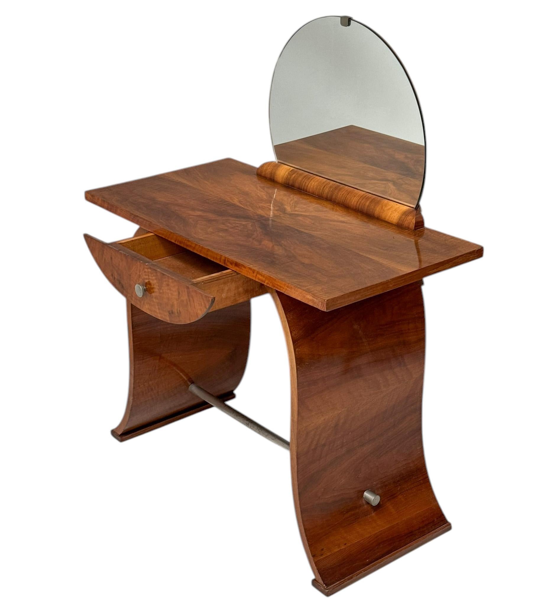 Mid-20th Century French Art Deco Dressing Table or Vanity, 1930s